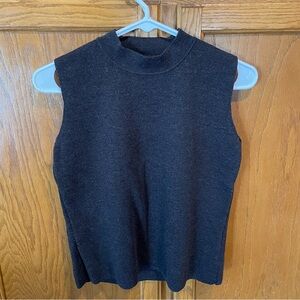 Eileen Fisher Black Sleeveless Sweater